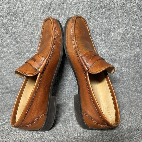 Magnanni Leather Penny Loafers Men’s Size 7 Brown Slip On XL ExtraLight Shoes main image 5